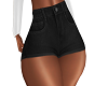 Black Cuffed Shorts RL