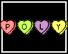 PolyHearts Sticker