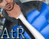 AtR-Blue Padded Coat