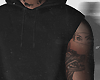 Hoody + Tatoo Black