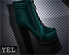 [Yel] Teal Boots