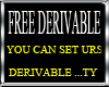 FREE DERIVABLE 1 ROOM