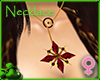 Necklace - Gold/Ruby
