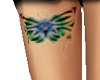 Farfalla tatoo coscia