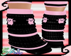 Pink Piggy Boots/Socks