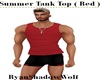 Summer Tank Top ( Red )