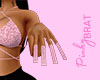 Pink Shimmer Nails