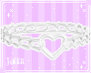 T|Chain Choker Wht