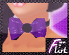 [F]Bow Tie Purple