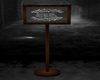 Stand Here Wooden Sign