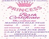GMC maddeline birth Cert