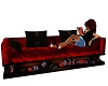 Red Vamp Couch