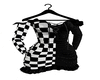 Checkered Frill Dress