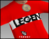 "Legend" Red. Sweater.