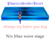 Mix blue wave stage