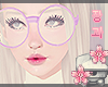 ♥ Circle Glasses Lilac