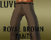 LUVI ROYAL BROWN PANTS