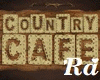 COUNTRY Cafe Booth 4 Set