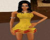 yellow dance dress