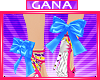 G; Ankle Bows {Blue}