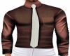 Shirt And Tie Brown Ligh