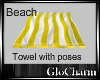 Glo*Yellow Striped Towel