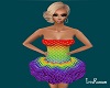 Rainbow Weird Tutu Dress