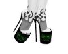 Green Clown Heels