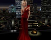 Jewels Red Rose Gown