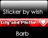 Vip Sticker Lily and Phi