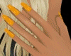 SM Dainty Orange Nails
