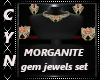 MORGANITE gem jewels set