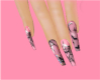 Pink Witch Nails