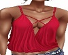 red strappy summer top
