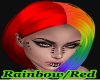 Rainbow/Red Hair