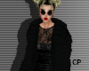 .CP. Black Fur Coat -f