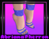 GlitterFly Heels Blue
