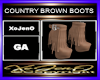 COUNTRY BROWN BOOTS
