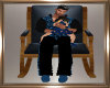 Blue Rckng Baby Chair