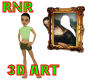 ~RnR~MONA LISA 3D ART