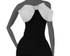 Black Charm Bow Dress