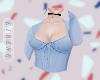 Eir - cake corset blue