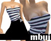 b&w striped spring dress