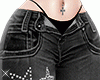 Star black jeans