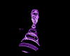 dj  purple tron light