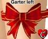 Bow RedGold Garter left