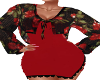 Ami-Red/Black Dress
