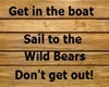 Sign Bear Sail