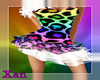[N] Rainbow Leop Dress