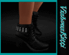 [VK] Black Studded Boots